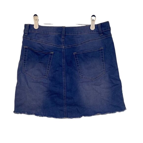 No‎ Boundaries Size 13 Blue Denim Mini Skirt - Picture 4 of 4